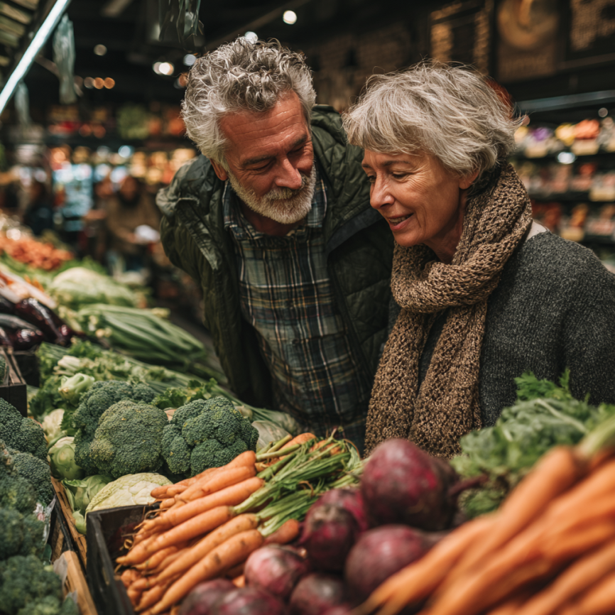 Nutritionist consuland o persoana matura